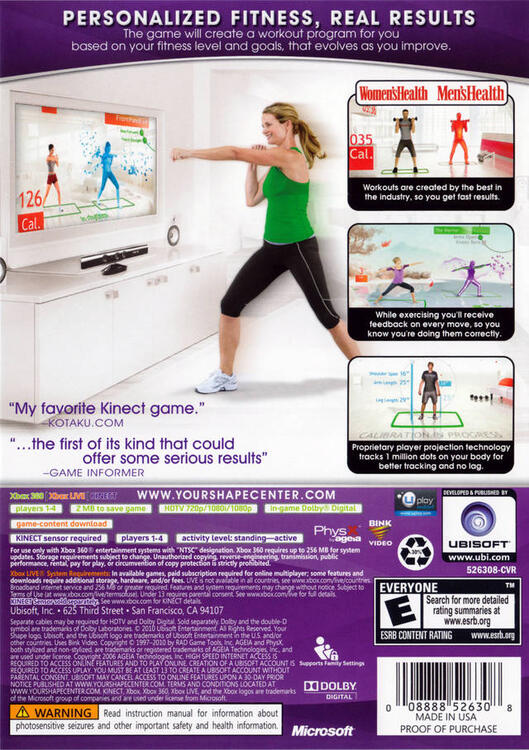 Your Shape: Fitness Evolved (usagé)