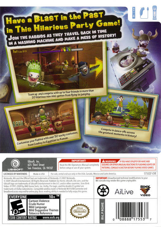 RAVING RABBIDS  -  TRAVEL IN TIME (usagé)