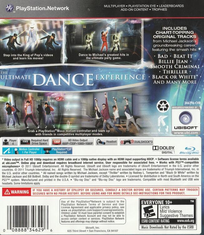 Michael Jackson: The Experience (usagé)