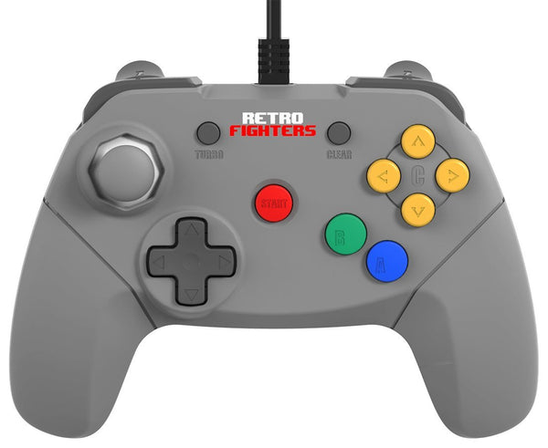 Retro Fighters - Manette Brawler64 avec fil pour Nintendo 64 - Grise