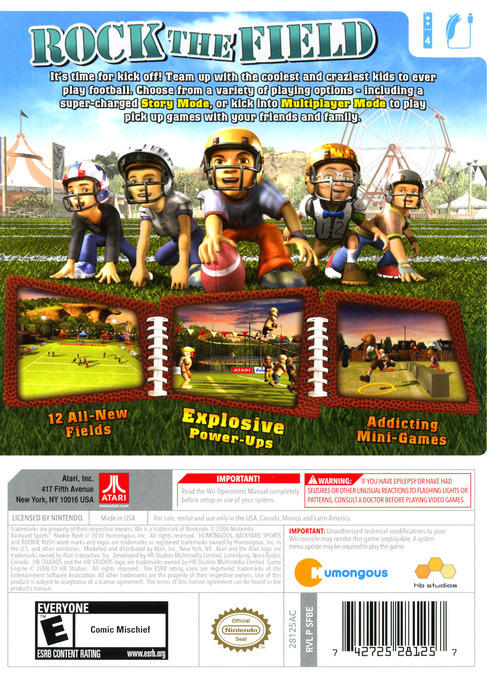 Backyard Sports: Rookie Rush (usagé)