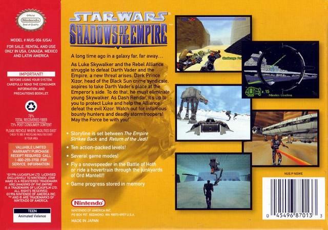 Star Wars - Shadows of the Empire (usagé)