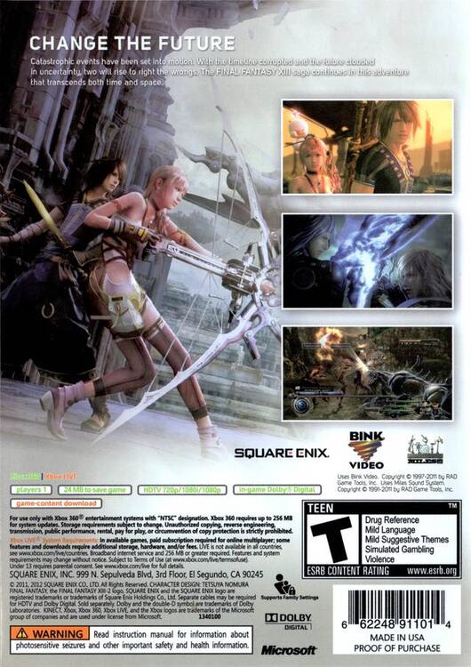Final Fantasy XIII-2 (used)