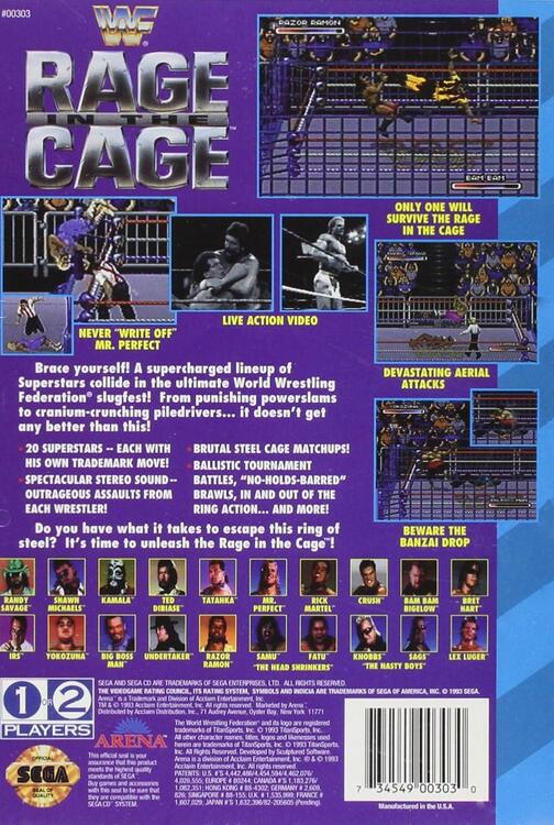 WWF Rage in the Cage (usagé)