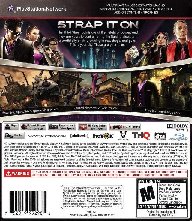 Saints Row: The Third (usagé)
