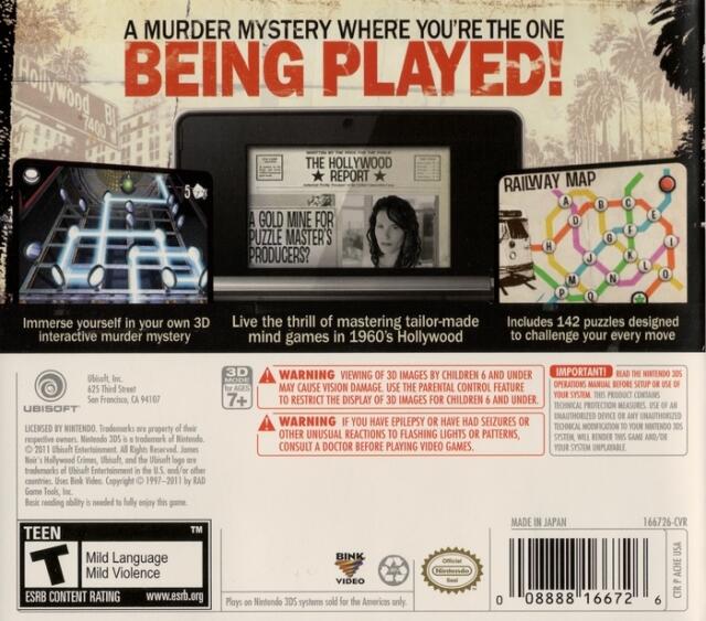 James Noir's Hollywood Crimes (used)