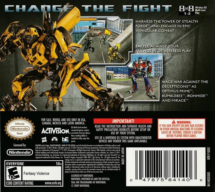 Transformers: Dark of the Moon - Decepticons (usagé)
