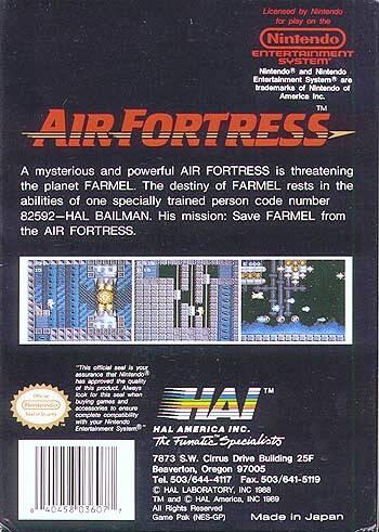 Air Fortress (usagé)