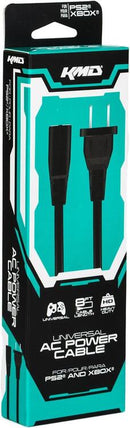 KMD - Cordon d'alimentation Universel type 8  ( PS2 slim / Xbox / PS3 SLIM / Xbox One S / Xbox series S et series X / PS4 / PS5 )
