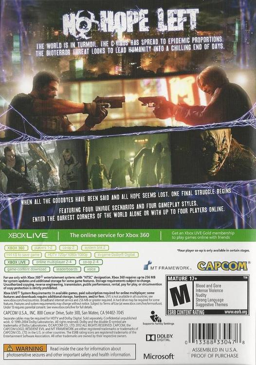 RESIDENT EVIL 6 (usagé)