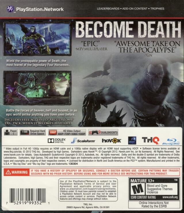 Darksiders II (usagé)