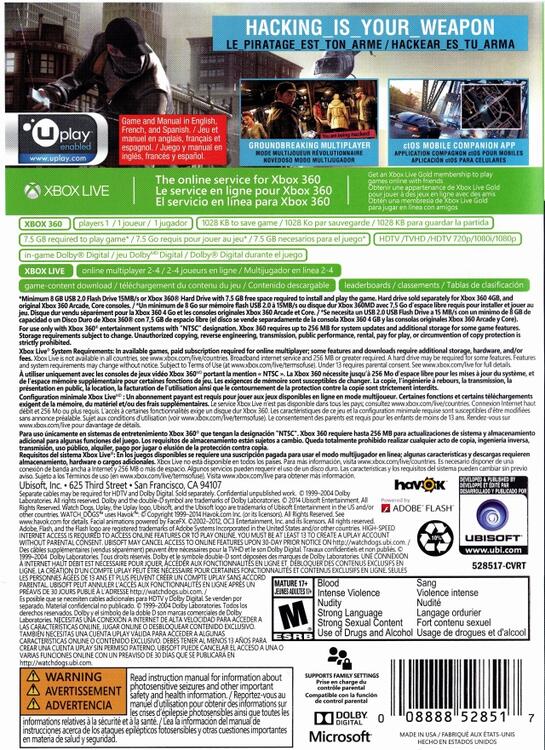 Watch Dogs (used)
