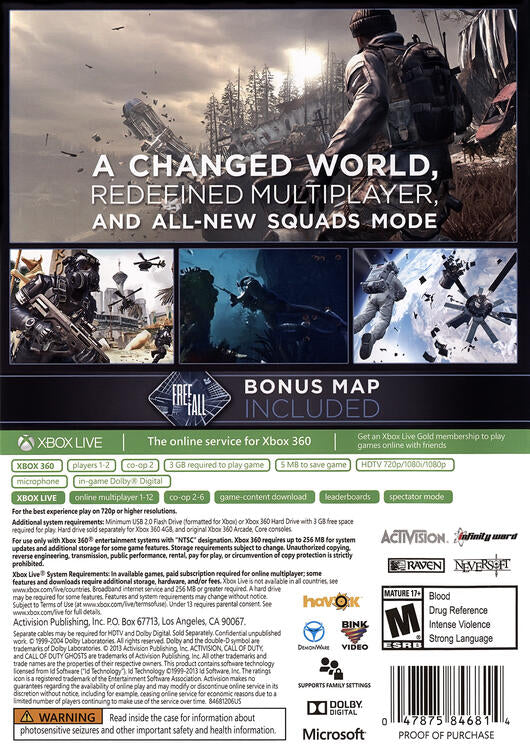 Call of Duty: Ghosts (usagé)