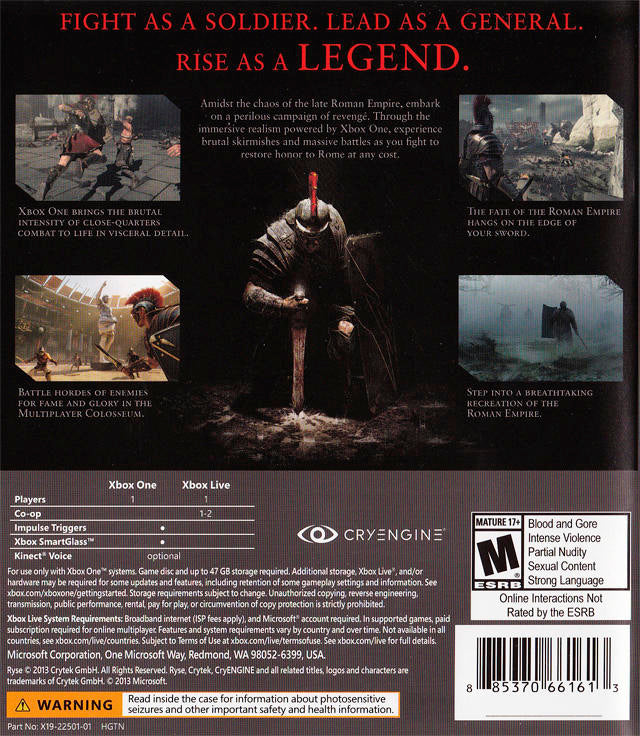 Ryse: Son of Rome (usagé)