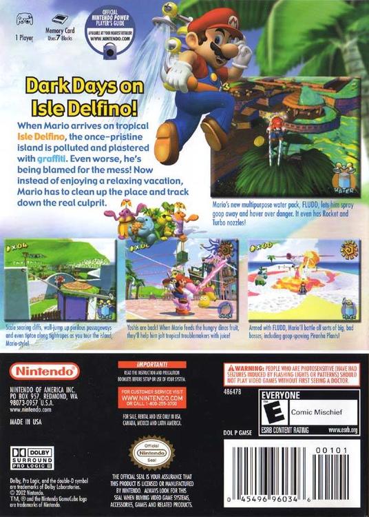 SUPER MARIO SUNSHINE (usagé)