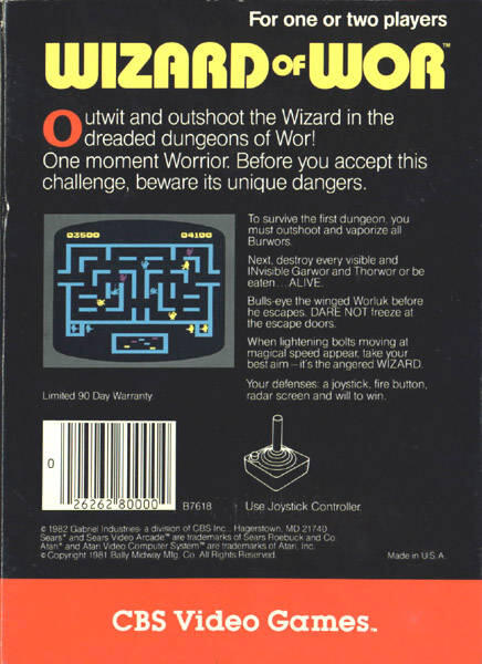 Wizard of Wor (usagé)
