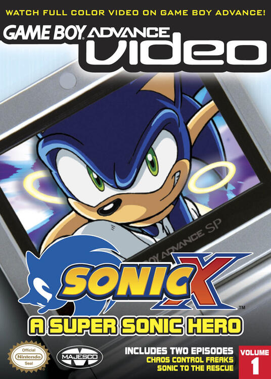 Gameboy Advance Video:  Sonic X a Super Sonic Hero Volume 1 (usagé)