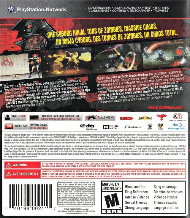 Yaiba: Ninja Gaiden Z