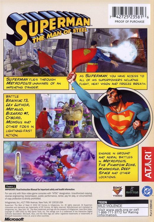 Superman: The Man of Steel (used)