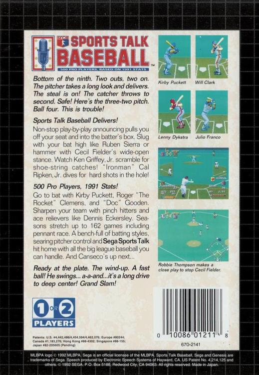 Sports Talk Baseball (usagé)