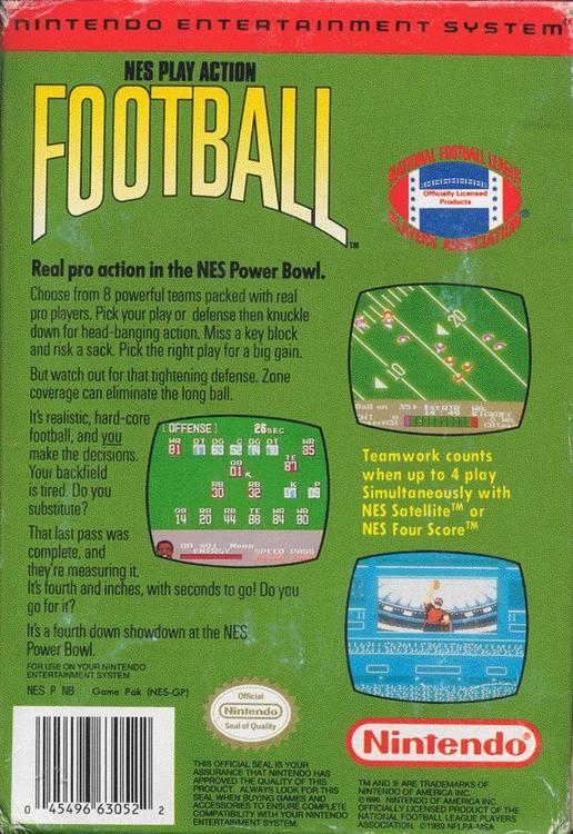 NES Play Action Football (used)
