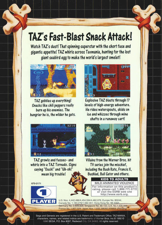 Taz-Mania (usagé)