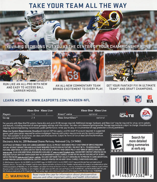 Madden NFL 17 [Deluxe Edition] (used)