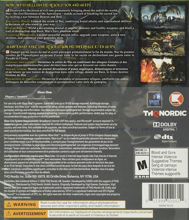 Darksiders:  Warmastered Edition