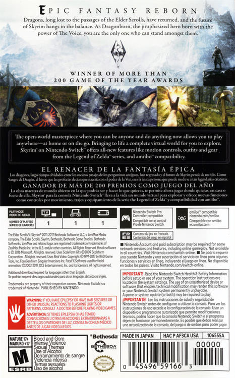 The Elder Scroll V - Skyrim (usagé)