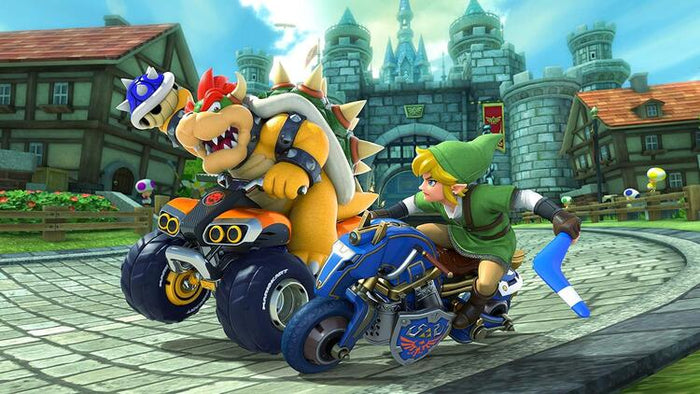 マリオカート8 デラックス 
ハンドル2個付き Amazon.com: マリオカート8 デラックス - Switch (Non-US Version
