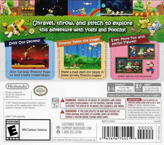 POOCHY & YOSHI'S WOOLLY WORLD (used)