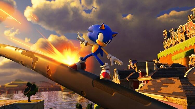 Sonic Forces - edition bonus (Dualshock 4 Sonic Skin Includes) (usagé)