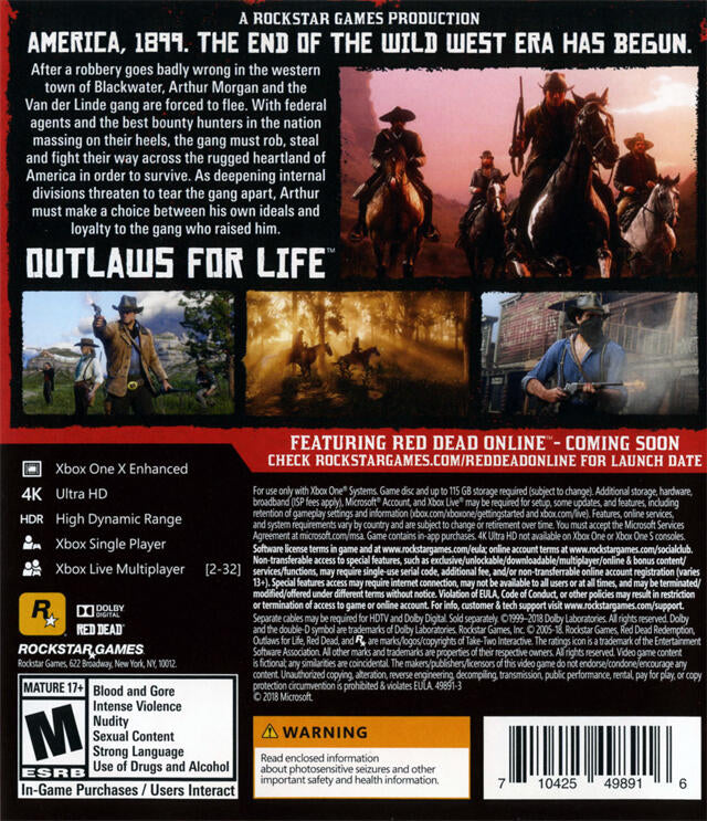 Red Dead Redemption II (usagé)