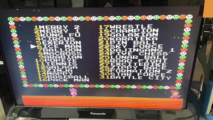 Famicom 31 Games in 1 For NES Console With Game Converter (Tested & Works) (used)