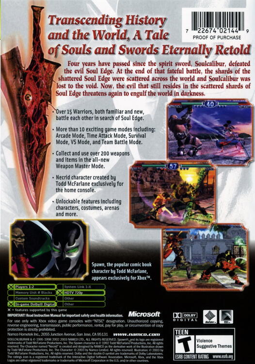 SoulCalibur 2 [Best of Platinum Hits] (used)