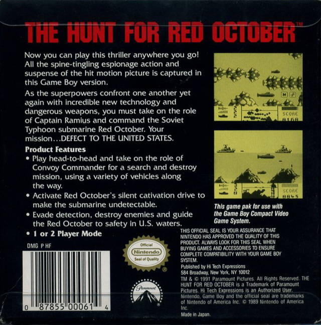 The Hunt for Red October (usagé)
