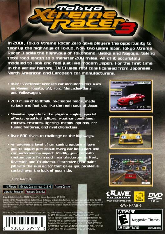 Tokyo Xtreme Racer 3 (usagé)