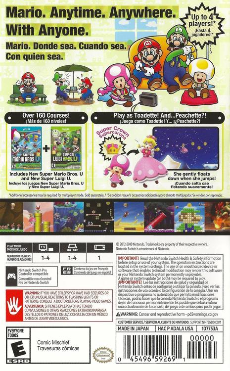 New Super Mario Bros. U deluxe (usagé)