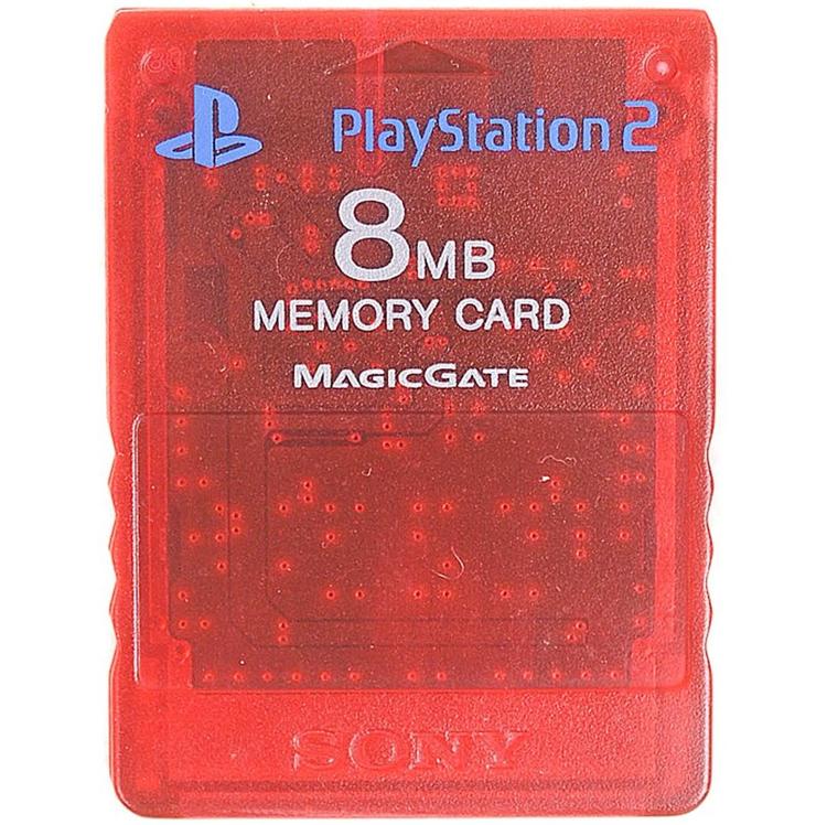 Sony - Official Magicgate memory card - 8MB - red (used)