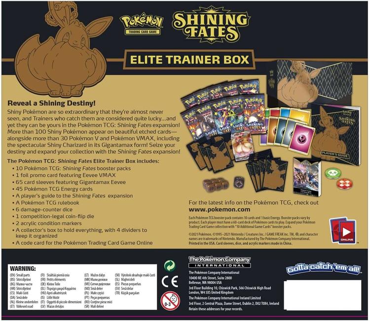 Pokmon - Elite Trainer Box - Shining Fates Pokmon - Elite Trainer Box - Shining Fates