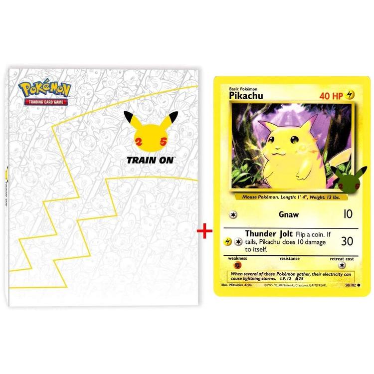 Pokémon - Portfolio 30 slots for giant cards - Pikachu Celebrations