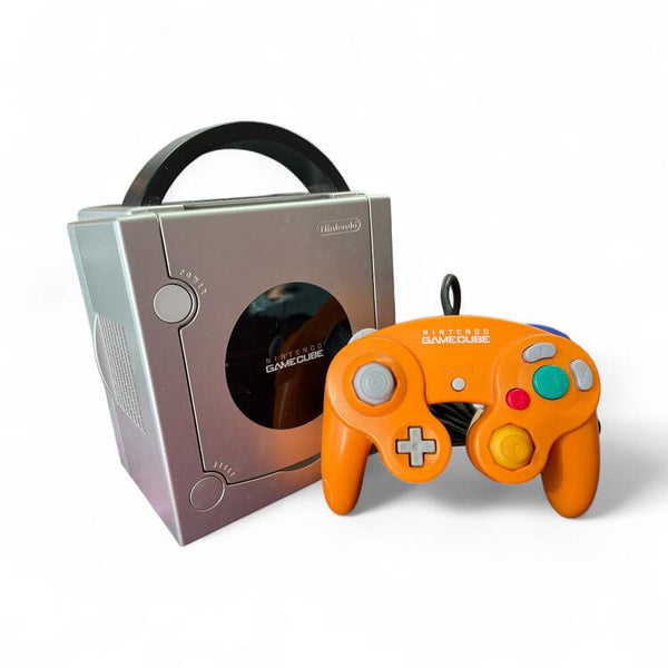 Nintendo GameCube Console (DOL-101) Tested & Working - Platinum silver (usagé)