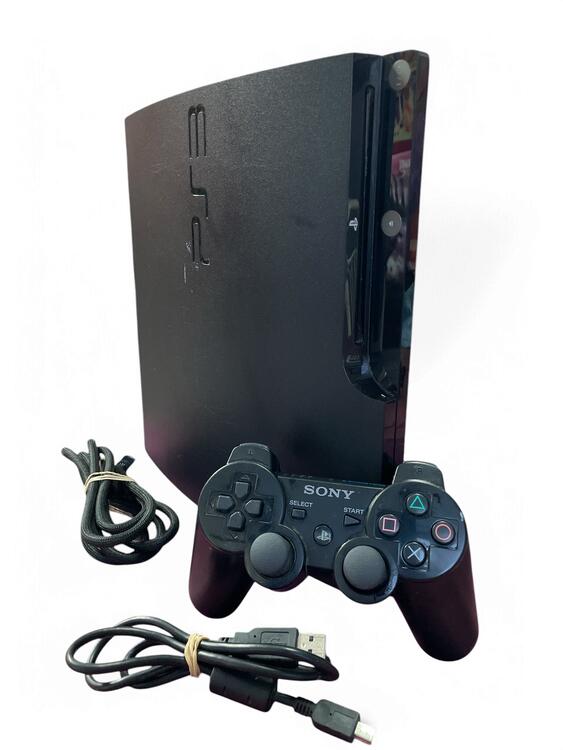 Sony PlayStation 3 Slim 250Gb Black Console System (used)