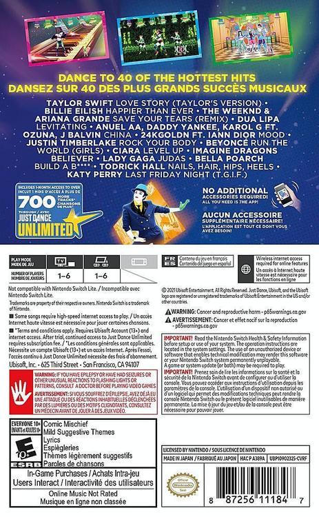 Just Dance 2022 (used)