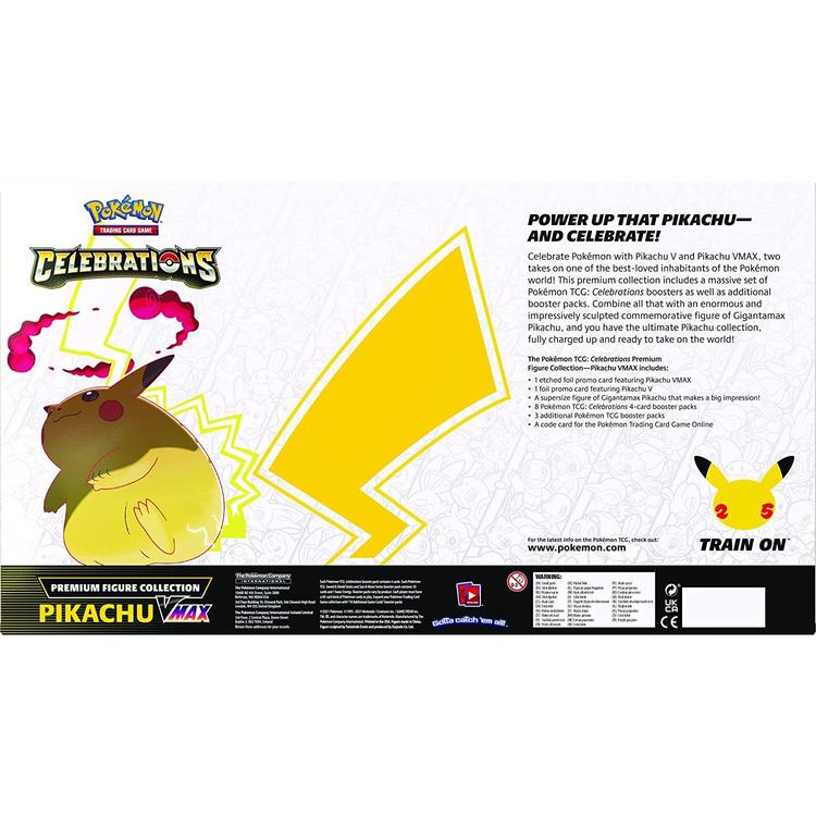 Pokémon - Figurine de collection premium Celebrations  -  Pikachu V max