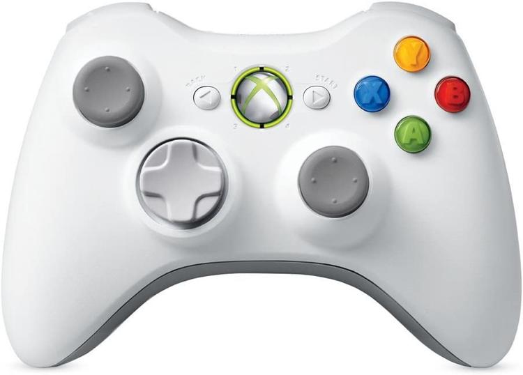 Microsoft - Manette sans fils officiel pour Xbox 360 - Blanche (usagé)