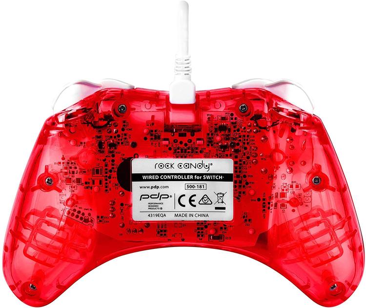 Pdp - Manette pro avec fil Rock Candy pour Nintendo Switch  -  Stormin' Cherry  (Refur)