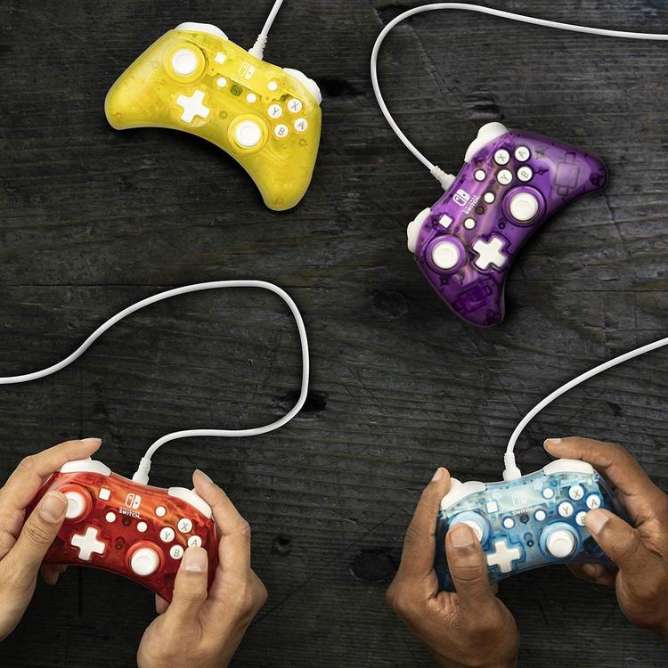 Pdp - Manette pro avec fil Rock Candy pour Nintendo Switch  -  Stormin' Cherry  (Refur)