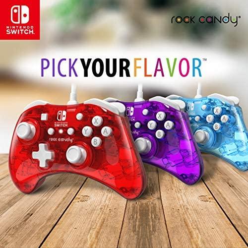 Pdp - Manette pro avec fil Rock Candy pour Nintendo Switch  -  Stormin' Cherry  (Refur)