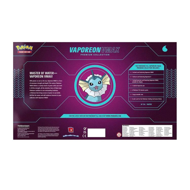 Pokémon - Boîte premium collection  -  Eevee evolution  -  Vaporeon Vmax